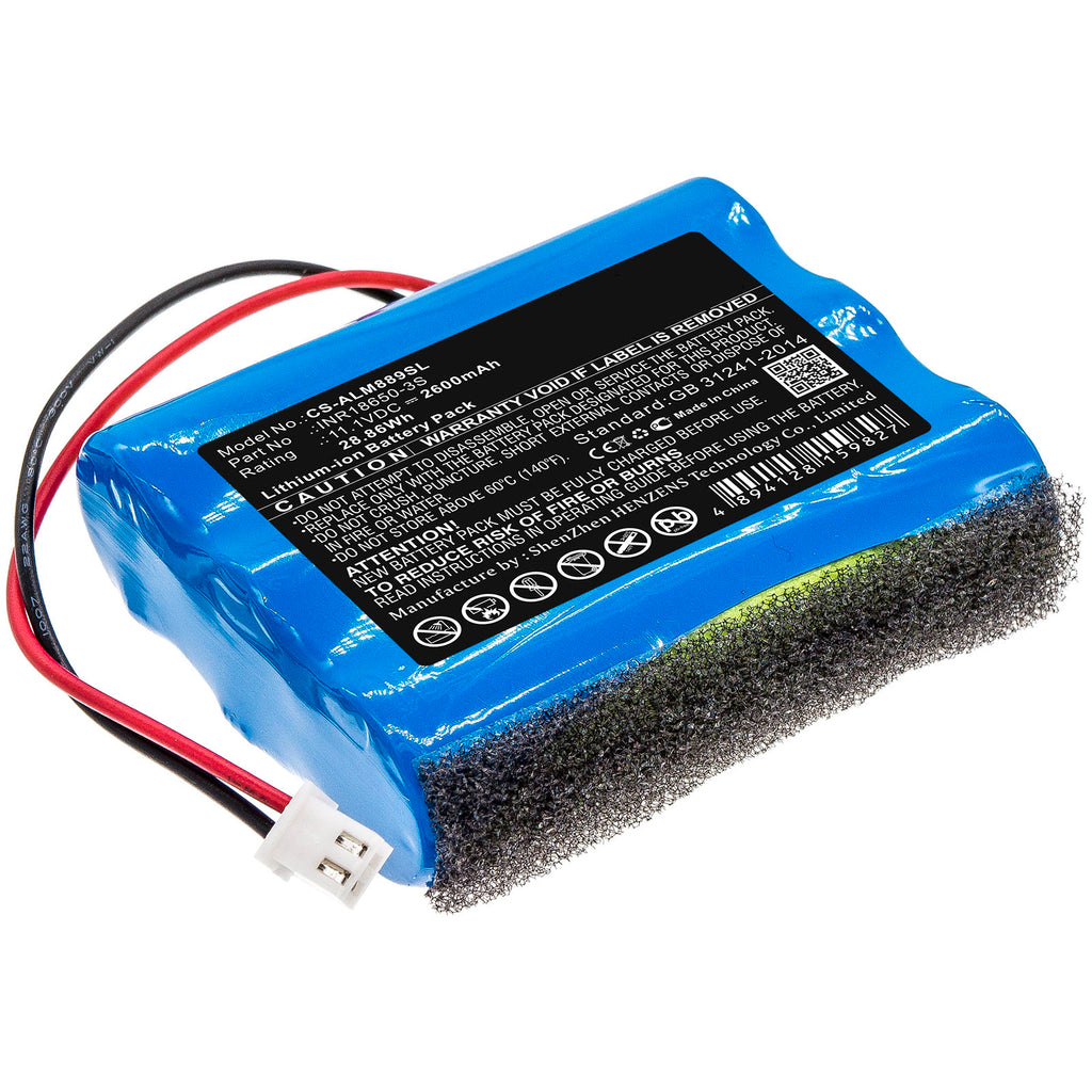 2600mAh INR18650-3S Battery for Altec Lansing  Super LifeJacket Jolt Rugged IMW889 IMW889N IMW888SIMW889N-BLKC Super Lifejacket IMW888-BLG IMW888S
