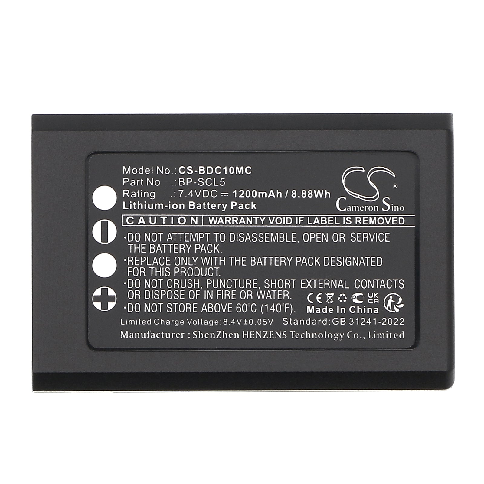 1200mAh 24003 BP-SCL5 Battery for Leica  M10 M10P M10R