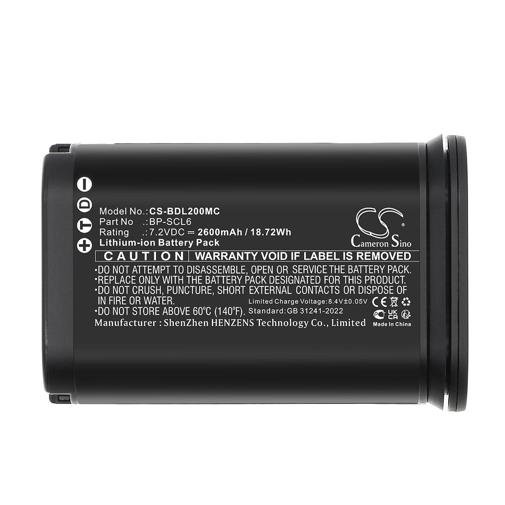 2600mAh 19 531 BP-SCL6 Battery for Leica  Q2 Q3 SL2 SL2S