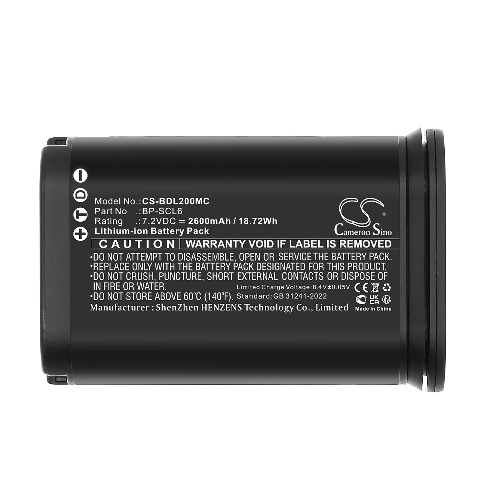 2600mAh 19 531 BP-SCL6 Battery for Leica  Q2 Q3 SL2 SL2S
