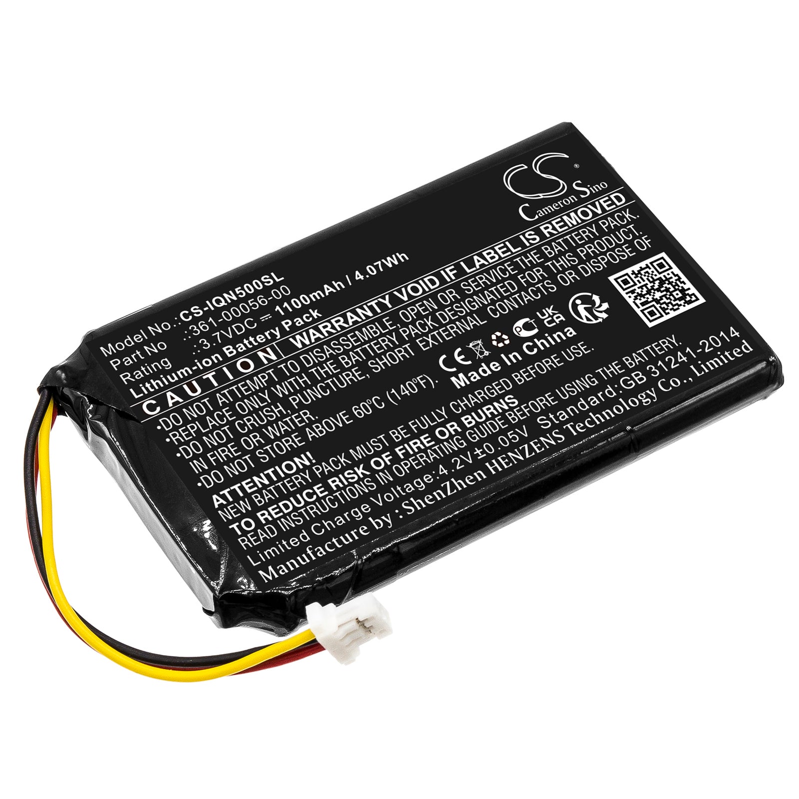 1100mAh 361-00056-00 361-00056-50 523450A1 Battery for Mitac  Mio Spirit 8500 LM Garmin  Drive 50 LM Drive 51LM Drive 51LMT Drive 51LMT-S DriveSmart 5 LMT Nuvi 30 Nuvi 50 Nuvi 50LM Nuvi 52 Nuvi 52LM Nuvi 52LMT Nuvi 55 Nuvi 55LM Nuvi 55LMT