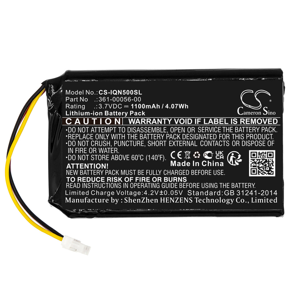 1100mAh 361-00056-00 361-00056-50 523450A1 Battery for Mitac  Mio Spirit 8500 LM Garmin  Drive 50 LM Drive 51LM Drive 51LMT Drive 51LMT-S DriveSmart 5 LMT Nuvi 30 Nuvi 50 Nuvi 50LM Nuvi 52 Nuvi 52LM Nuvi 52LMT Nuvi 55 Nuvi 55LM Nuvi 55LMT