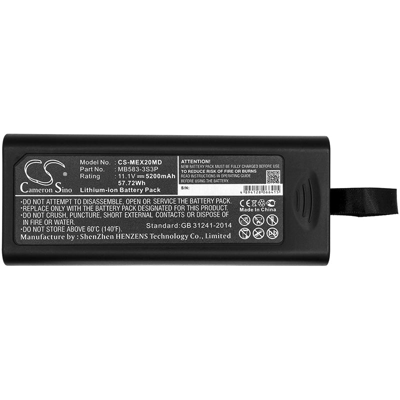 5200mAh MB583-3S3P LI23S002A 022-000008-00 115-018012-00 M05-010002-6 Battery for Mindray  T5 T6 T8