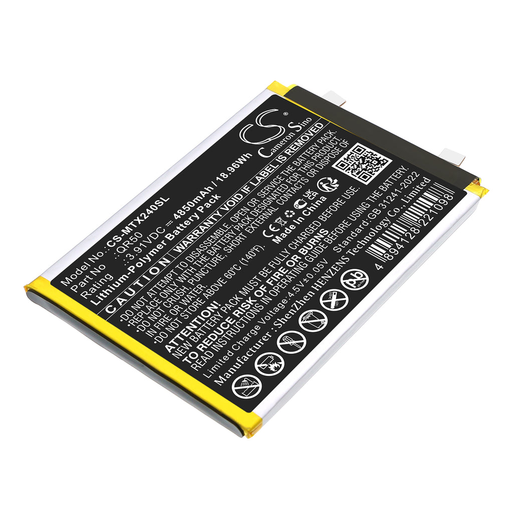 4850mAh QR50 SB18E18870 SB18E18871 Cell phone Battery for Motorola Moto Edge 50 5G XT2407  XT2407-1 2 3