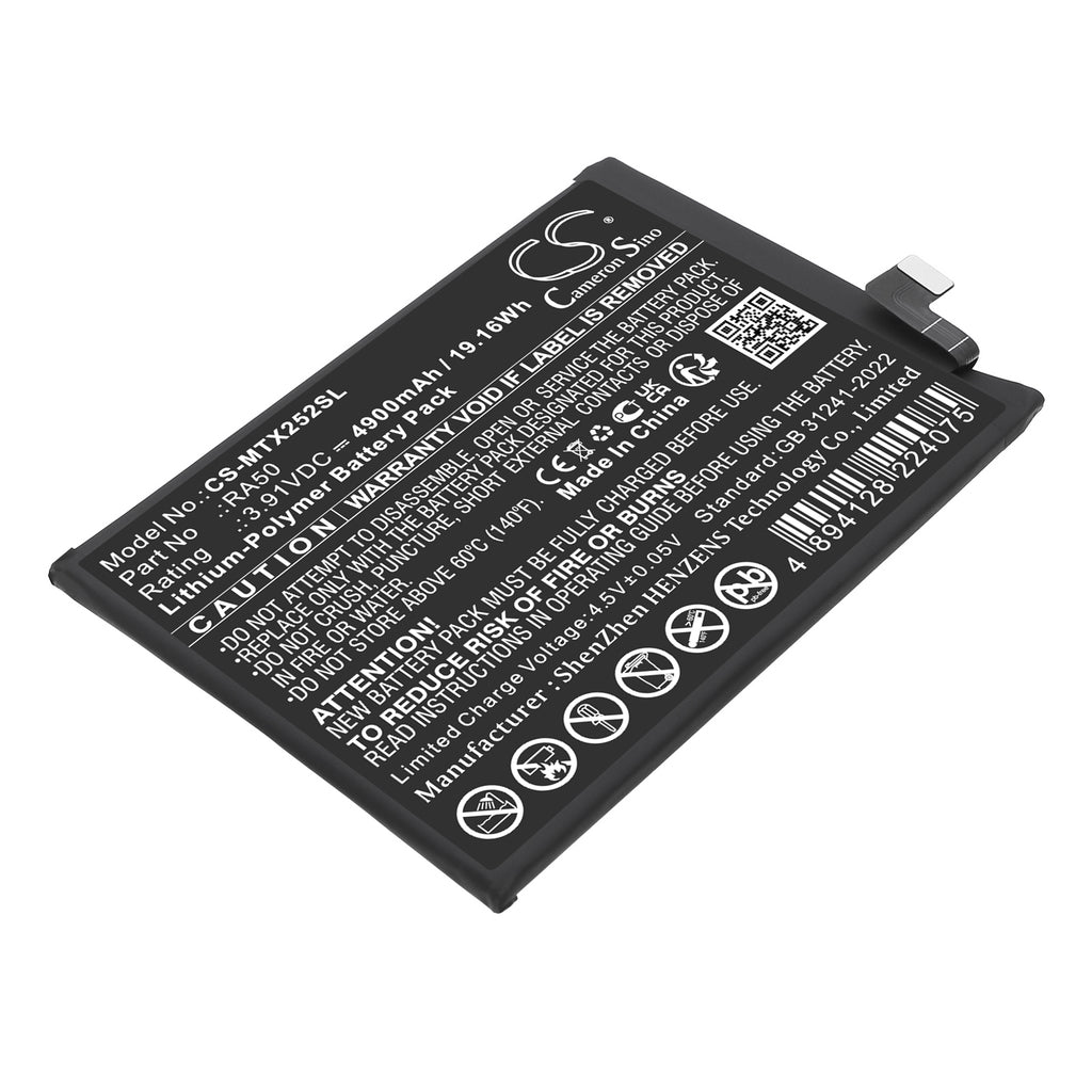 4900mAh RA50 cell Phone replacement Battery for Motorola  Moto G G15 NFC 5G 2025  XT2521-1 2 3