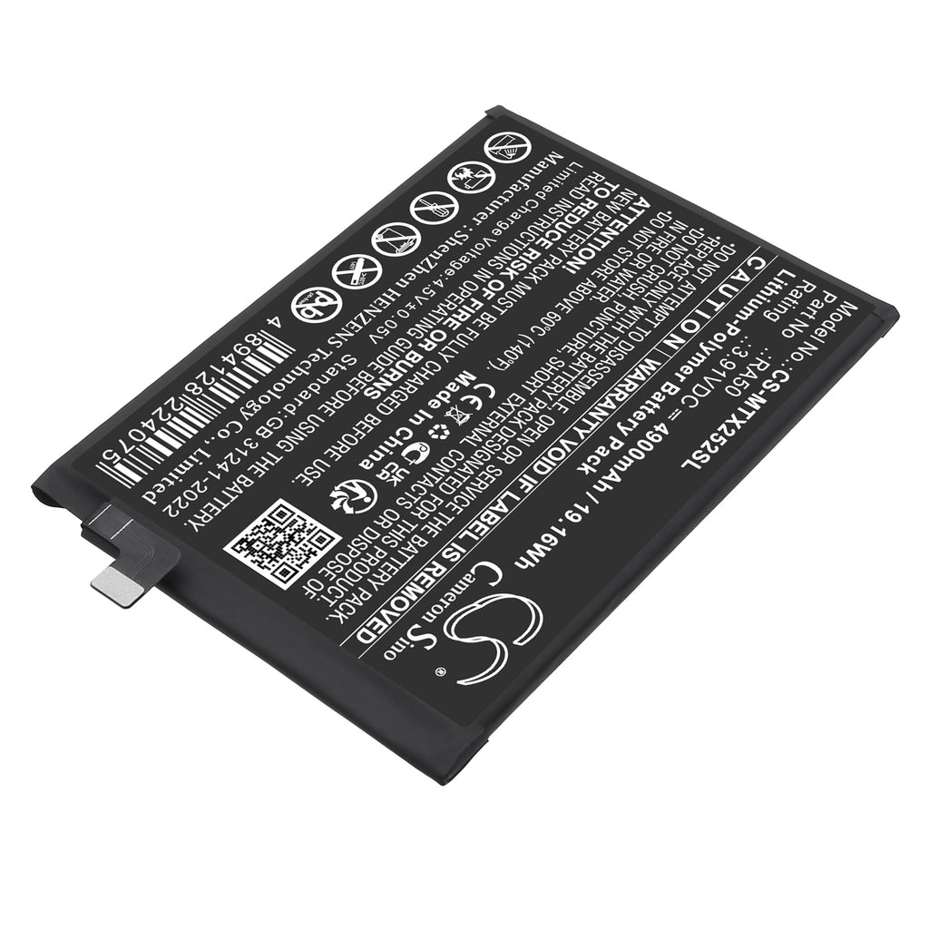 4900mAh RA50 cell Phone replacement Battery for Motorola  Moto G G15 NFC 5G 2025  XT2521-1 2 3