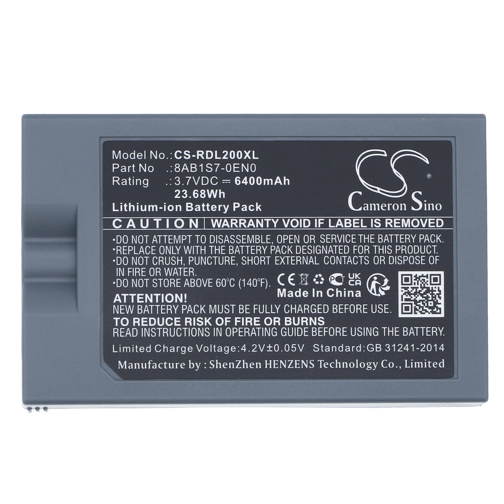 Replacement Battery for Ring Doorbell - 6400mAh Camera Batteries for Ring Video Doorbell 2/3/3 Plus/4, Spotlight Cam, Stick Up Cam V4