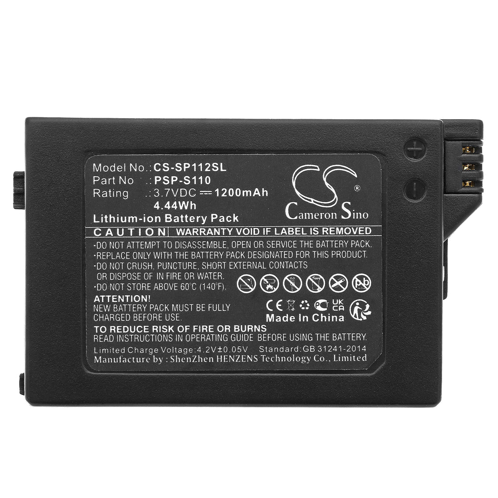 1200mAh PSP-S110 Game Console Battery for Sony  PSP 2th Lite PSP-2000 PSP-3000 PSP-3004 PSP-3001 PSP-3008 PSP-2001 PSP-2002 PSP-2003 PSP-2004 PSP-2005 PSP-2006 PSP-2007 PSP-2008 PSP-3002 PSP-3003 PSP-3005 PSP-3006 PSP-3007