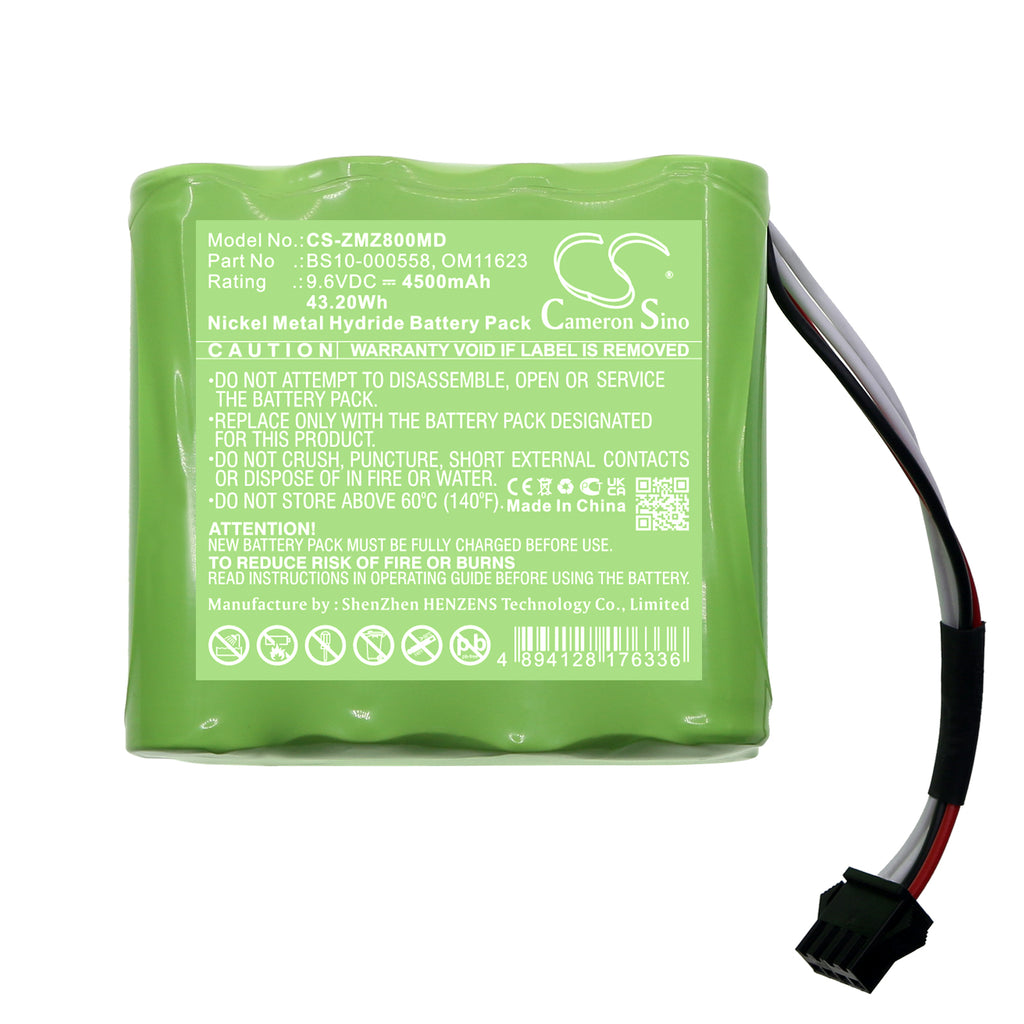 BS10-000558 OM11623 BS10-000778 Battery for Zyno Medical  Z-800 Infusion Pump 4500mAh