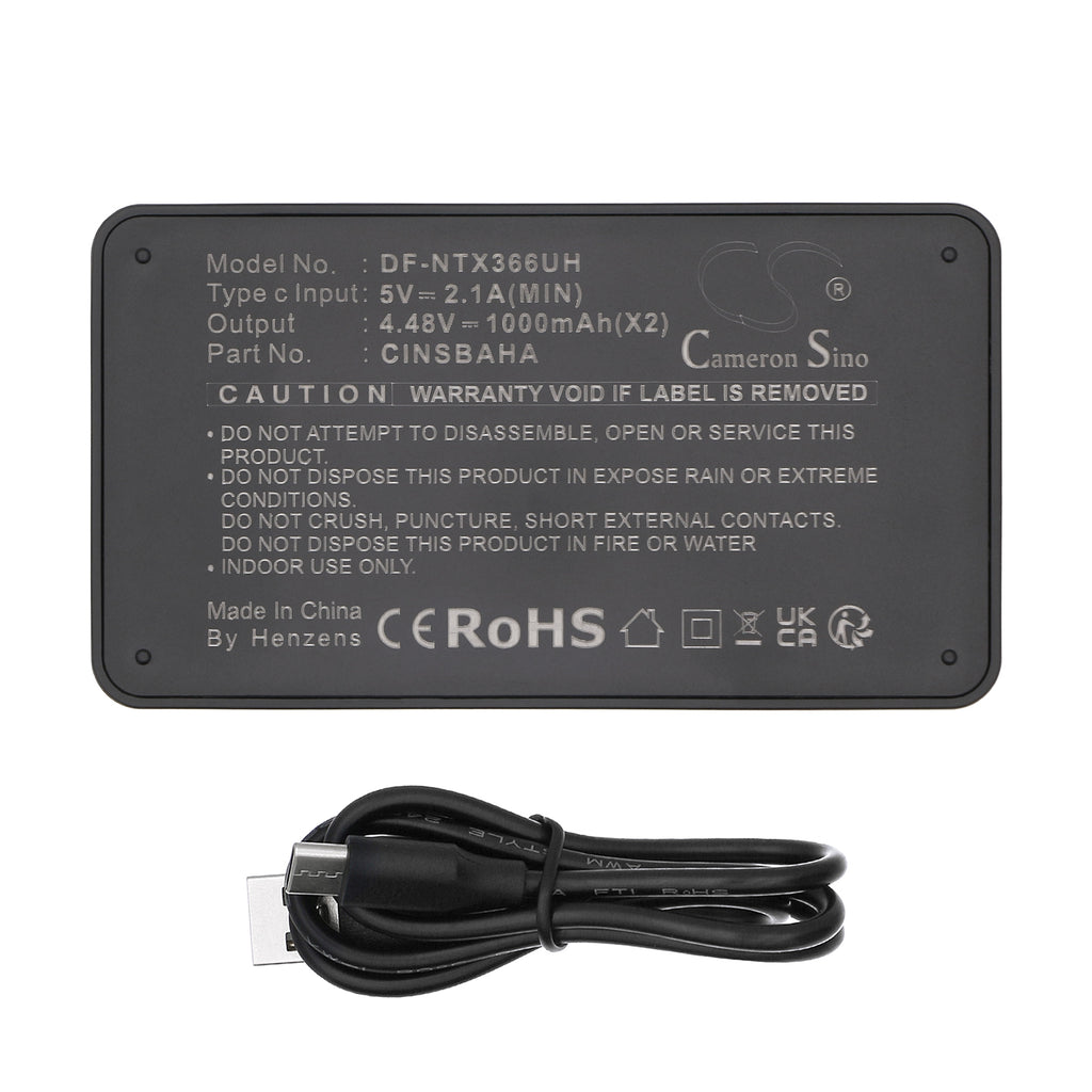 battery charger for Insta360  One X5 Part Number for Insta360  CINSBAHA Input: Type-C 5A-2A